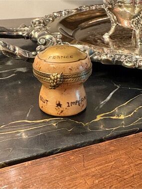Limoges Champagne Cork Box